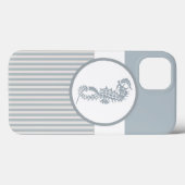シーホースブルークラシック航海のエレガント Case-Mate iPhoneケース (裏面 (横))
