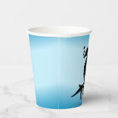 シーホースブルー紙カップ 紙コップ (右)