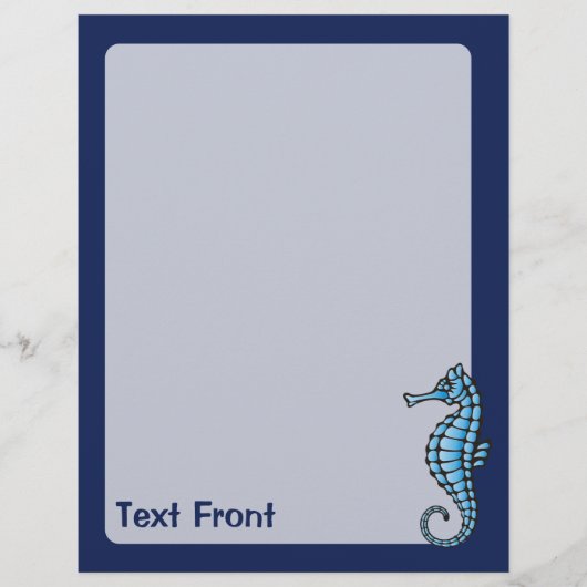 シーホースブルー チラシ (正面)