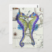 シーホースブルー ポストカード (正面/裏面)