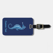 シーホースブルー ラゲッジタグ (正面横)