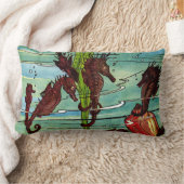 シーホースプリント ランバークッション (ブランケット)