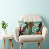 シーホースプリント ランバークッション (椅子)