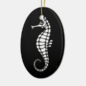 シーホースホワイト セラミックオーナメント (左)