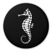 シーホースホワイト セラミックノブ (正面)