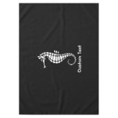 シーホースホワイト テーブルクロス (正面)