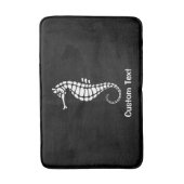 シーホースホワイト バスマット (正面縦)