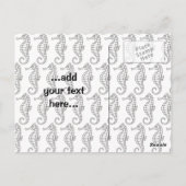 シーホースホワイト ポストカード (裏面)