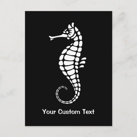 シーホースホワイト ポストカード (正面)