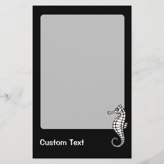 シーホースホワイト 便箋 (正面)
