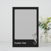 シーホースホワイト 便箋 (スタンド正面)