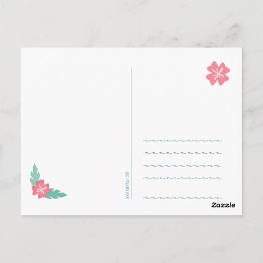 「シーホースマウイ」はがき ポストカード (裏面)