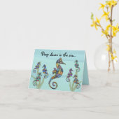 シーホースマザーズデイカード カード (黄色い花)