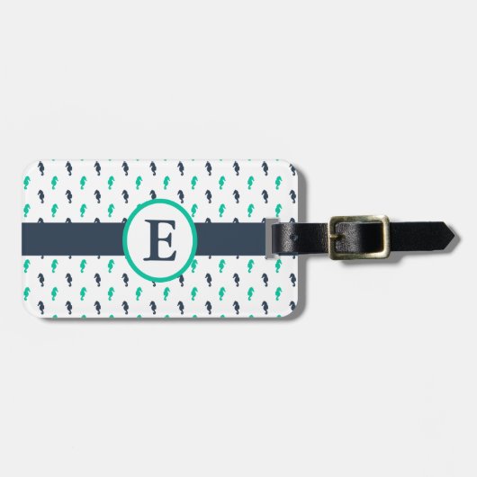 シーホースモノグラム荷物タグ ラゲッジタグ (正面横)