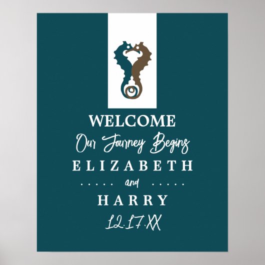 シーホースロマンスビーチ結婚式へようこそ ポスター (正面)