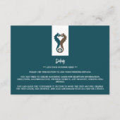 シーホースロマンスビーチ結婚式詳細 エンクロージャーカード (正面)