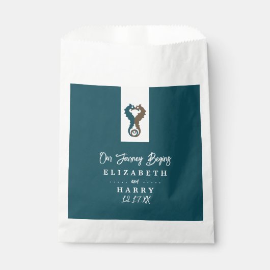 シーホースロマンスビーチ結婚式 フェイバーバッグ (正面)