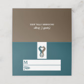 シーホースロマンスビーチ結婚式 プレイスカード (外部開封)