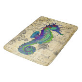 シーホースヴィンテージ漫画地図 バスマット (アングル)