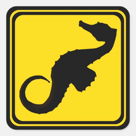 シーホース交差点！ スクエアシール (正面)