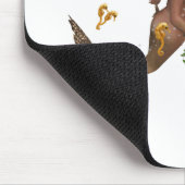 シーホース付き可愛い人魚マウスパッド マウスパッド (コーナー)