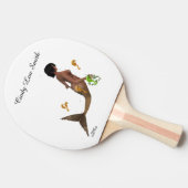 シーホース付き可愛い人魚卓球ラケット 卓球ラケット (横)