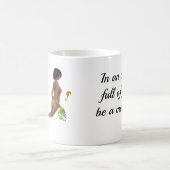 シーホース付き可愛い人魚引用文コーヒーマグ コーヒーマグカップ (中央)