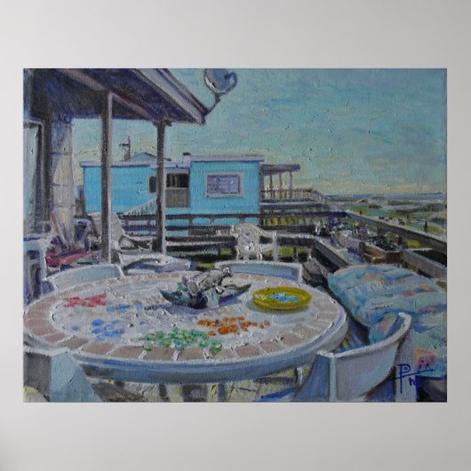 シーホース分類ガラス ポスター (正面)