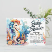 シーホース夢の風景ベビーシャワー 招待状 (スタンド正面)