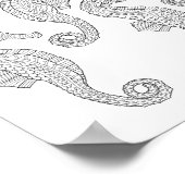 シーホース大人の着色ポスター ポスター (角)