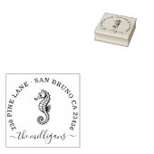 シーホース差出人住所スタンプ – 海エレガンス ラバースタンプ (押印)