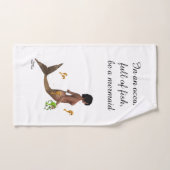 シーホース手拭い付き人魚のかわいい ハンドタオル (ハンドタオル)