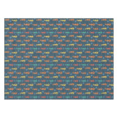 シーホース模様 テーブルクロス (正面(横))