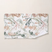 シーホース模様 バスタオルセット (ハンドタオル)