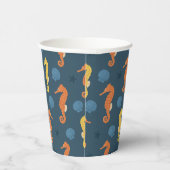 シーホース模様 紙コップ (右)