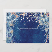 シーホース水彩ビーチ海青橙 セーブザデート (裏面)