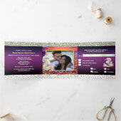 シーホース熱帯島サンライズサンセットビーチ 三つ折り招待状 (内部)