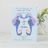 シーホース結婚式招待状 招待状 (スタンド正面)