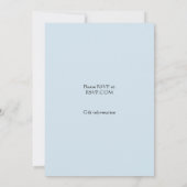 シーホース結婚式招待状 招待状 (裏面)