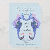 シーホース結婚式招待状 招待状 (正面/裏面)