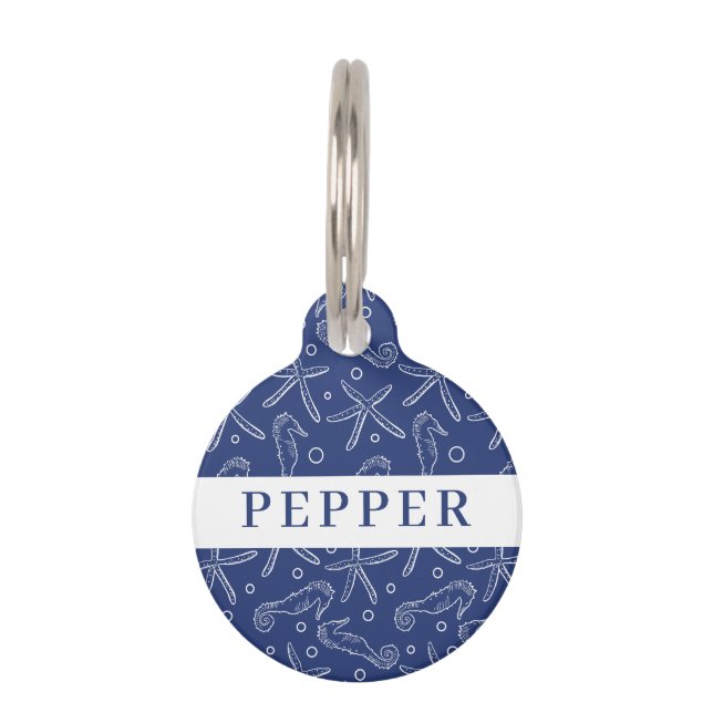 シーホース航海のとヒトデ ペット　ネームタグ (正面)