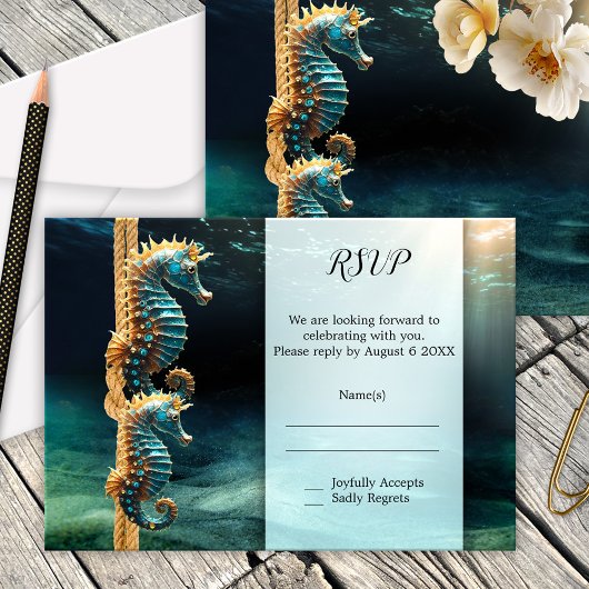 シーホース航海の結婚ズ 出欠カード