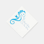 シーホース赤ちゃんシャワーナプキン スタンダードカクテルナプキン (角)