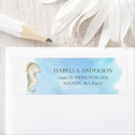 シーホース赤ちゃんシャワー住所 シール