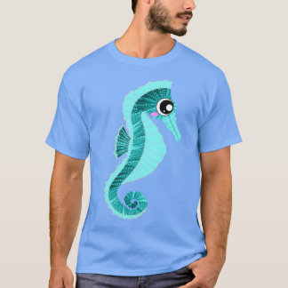 シーホース青とピンク Tシャツ