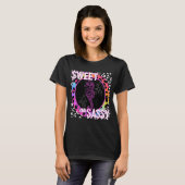 シーホース魚90sノスタルジアレインボーヒョウ印刷 tシャツ (正面フル)