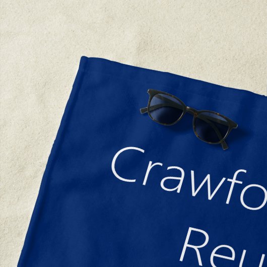 シーホース、カニとコンパスバラファミリー懇親会 ビーチタオル (インサイチュ)