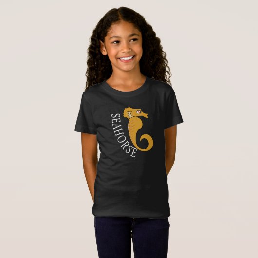 シーホース – ガールズベルラジャージーTシャツ Tシャツ (正面フル)