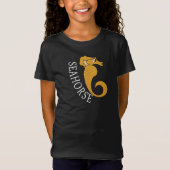 シーホース – ガールズベルラジャージーTシャツ Tシャツ (正面)