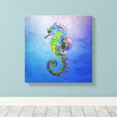 シーホース キャンバスプリント (インサイチュ (ウッドフロア))